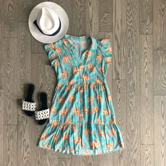 Luxology Floral Dress - Picture 1 of 8